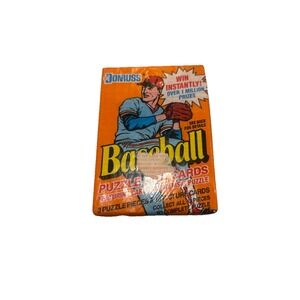 (1) 1990 Donruss Baseball Wax Pack, Unopened Sealed (16 Cards + 3 Puzzle Pieces)